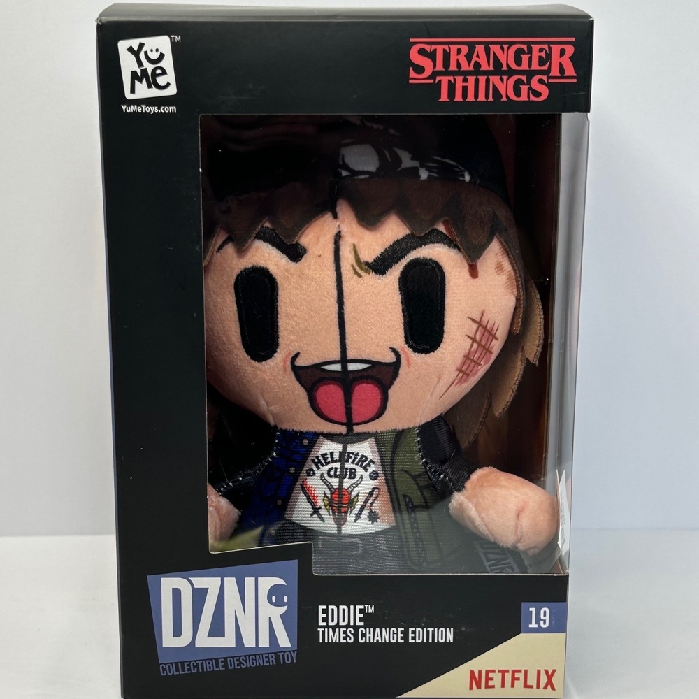 Stranger Things YuMe DZNR Eddie Munson Times Change Edition Plush Toy 19 New